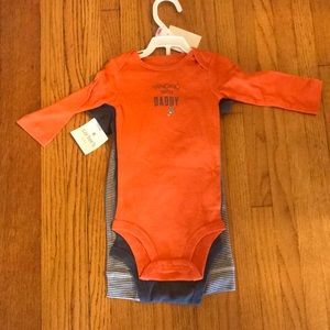 Carters baby - little layette three piece set 9m